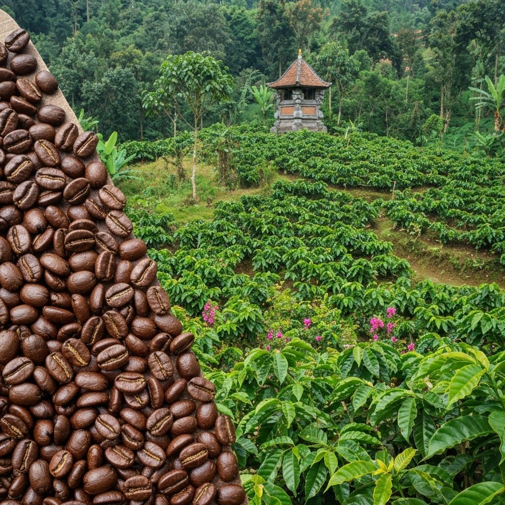 Biji kopi Bali Kintamani